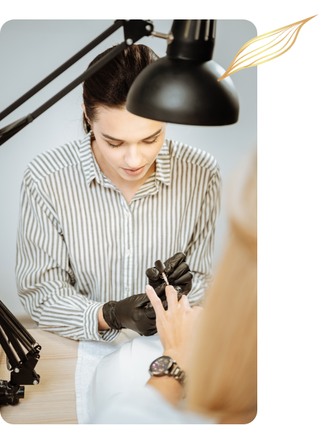 Modern nail salon interior - clean and relaxing environment