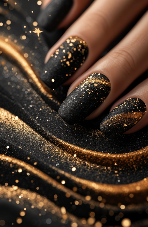 Beautiful manicure results - perfectly shaped and polished nails